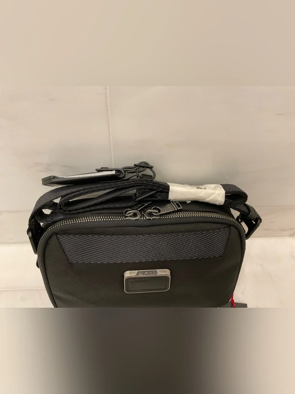NEW Tumi Alpha Bravo MAYPORT 8.75” Ballistic Nylon Clutch Crossbody Bag - BLACK
